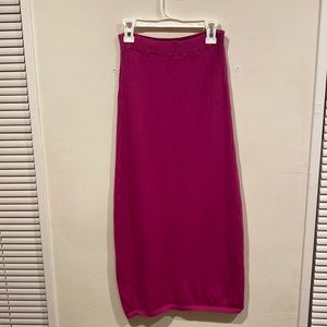 Fuchsia Free People midi skirt!